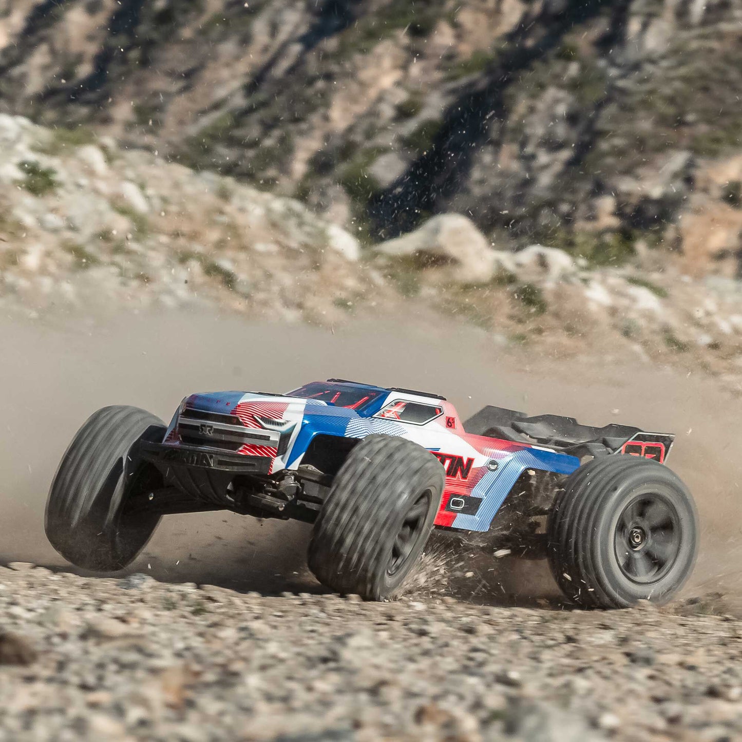 1/8 KRATON 4X4 6S BLX BRUSHLESS V6 SPEED TRUCK RTR (Blue/Red)