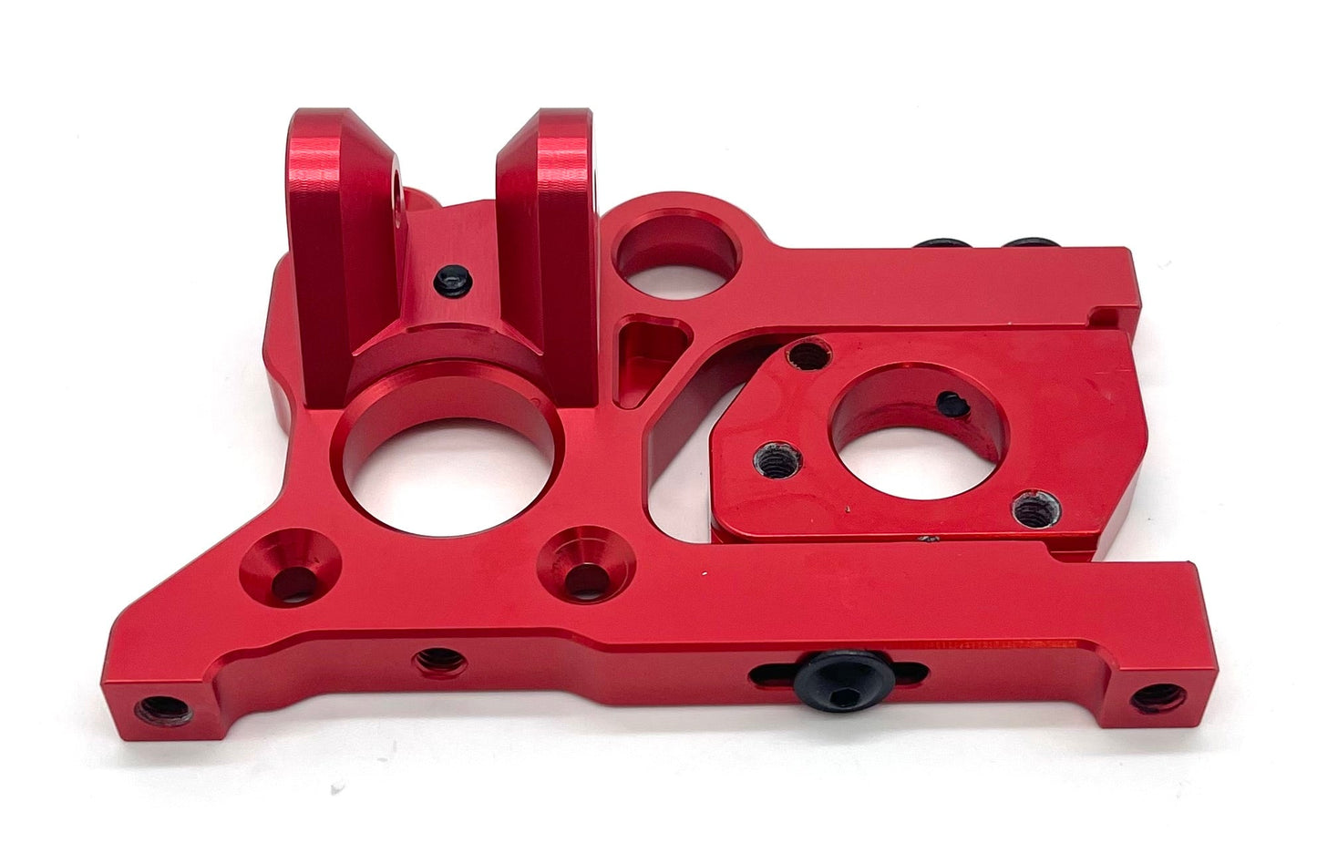 OUTCAST 8S EXB - aluminum RED motor MOUNT, sliding BLX Arrma 1/5 ARA5210V2