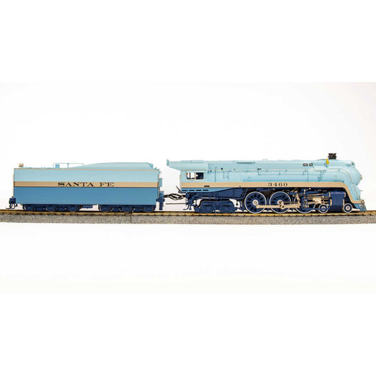 HO ATSF Blue Goose Locomotive, #3460, Early 1939