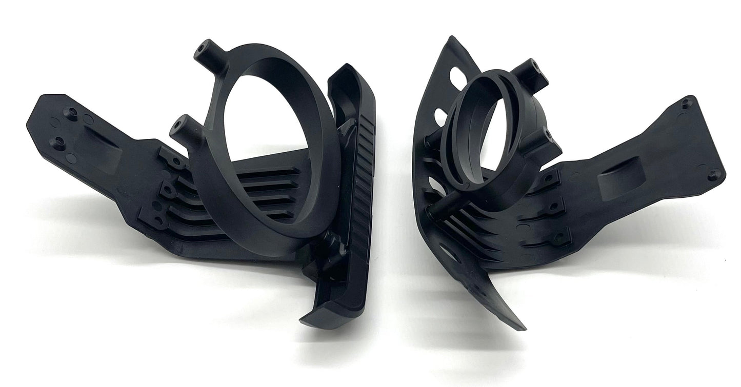 Arrma BIG ROCK 6s - Bumpers Loop & Skid plates (Front & Rear) mounts ARA7612