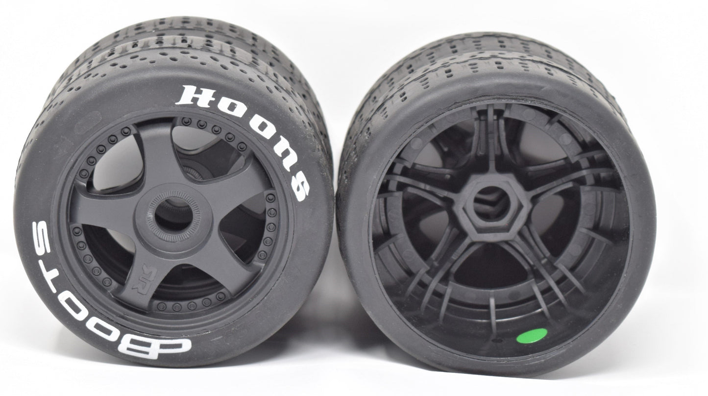 Arrma INFRACTION 6s - TIRES & Wheels (tyres "HOONS" DBoots 5-spoke ARA7615V2