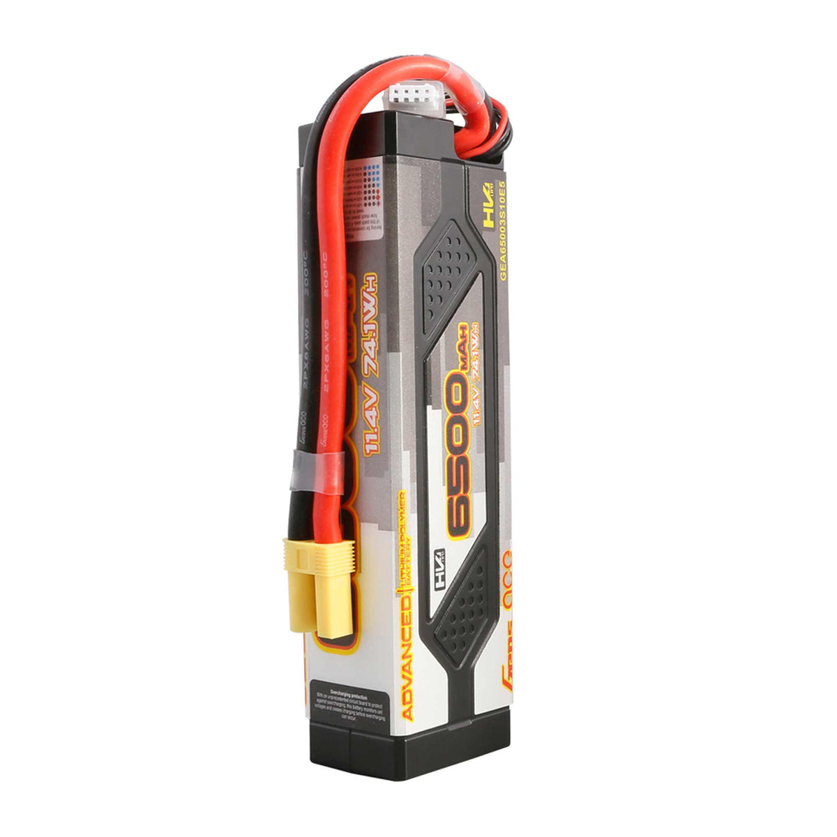 11.4V 6500mAh 3S 100C Advanced Hardcase LiHV Battery: EC5