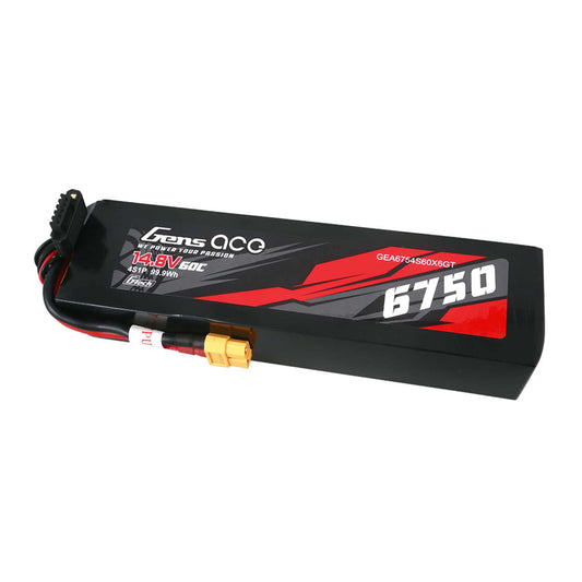 14.8V 6750mAh 4S 60C G-Tech Smart Lipo Battery: XT60