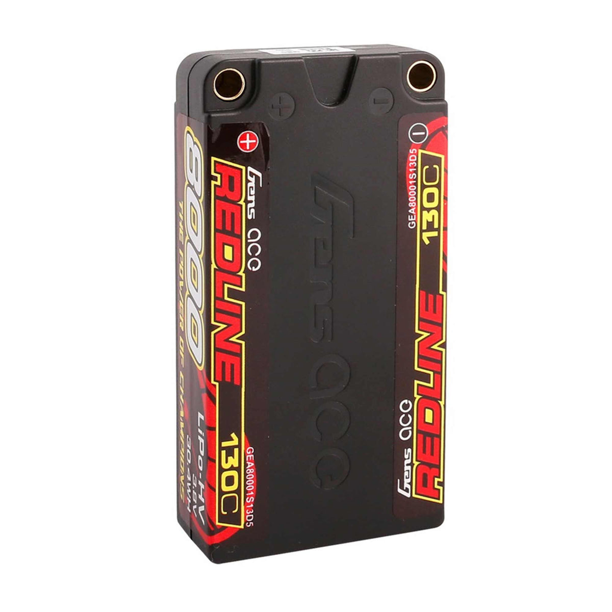 3.8V 8000mAh 1S 130C Shorty LiHV Battery: 5mm Tubes