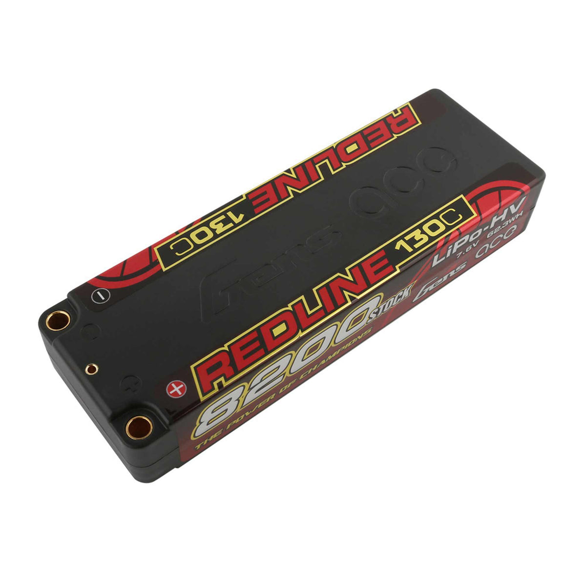7.6V 8200mAh 2S 130C Hardcase LiHV Battery: 5mm Tubes