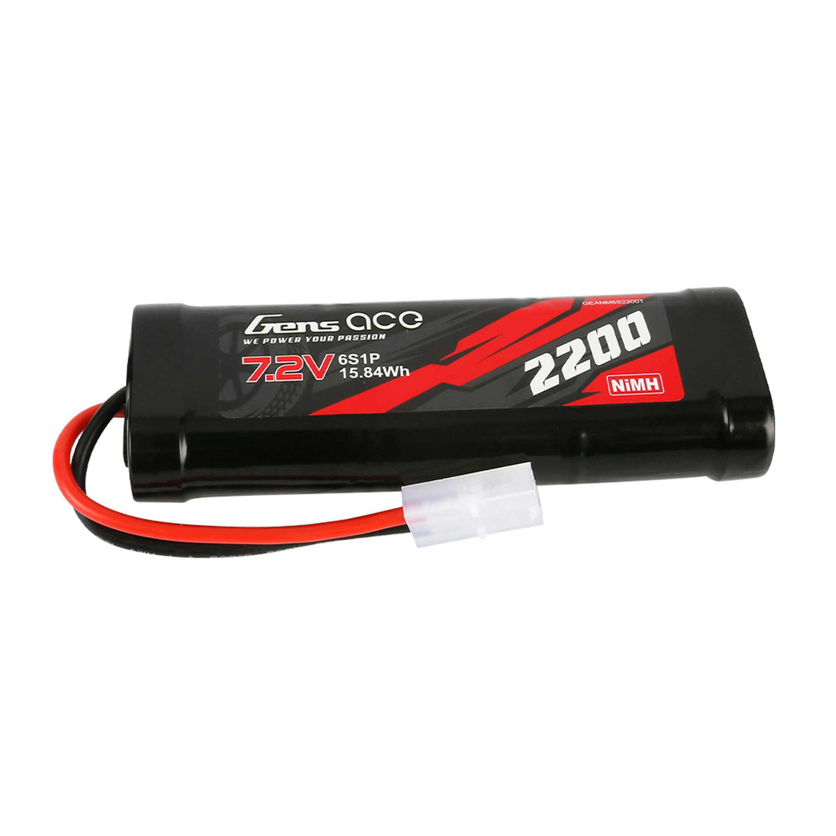 7.2V 2200mAh 6-Cell NiMH Battery: Tamiya