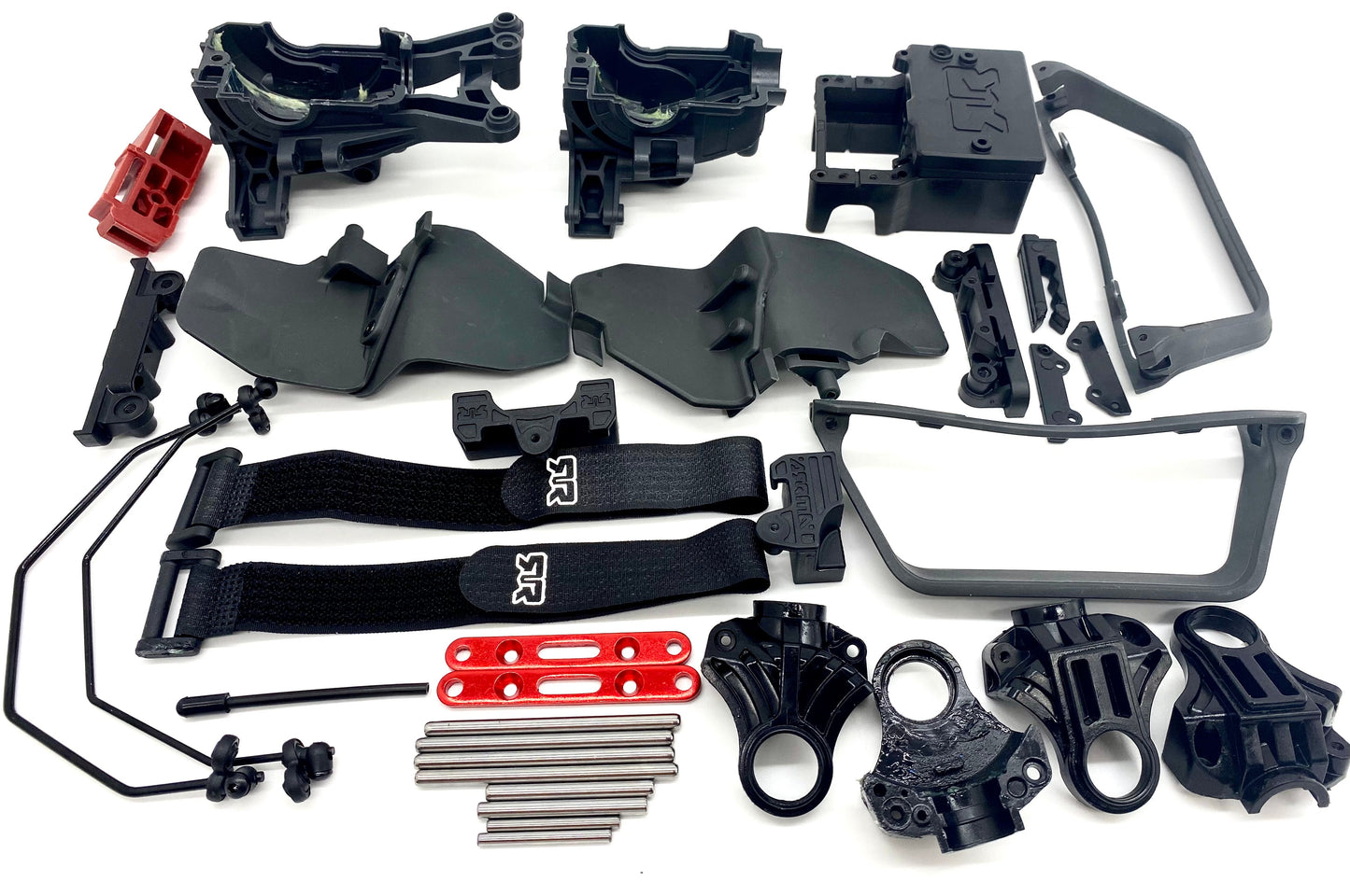 Arrma INFRACTION 4x4 3s BLX - Side Guards Towers Mounts Bulkhead ARA4315v3