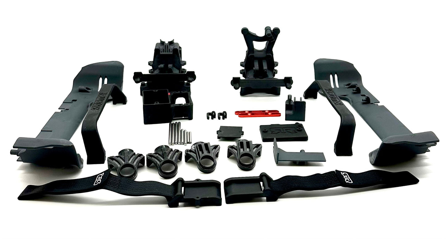 Arrma SENTON 4x4 223s - Side Guards (Body Mounts, Straps Towers hinge pins Bulkhead) ARA4303V4