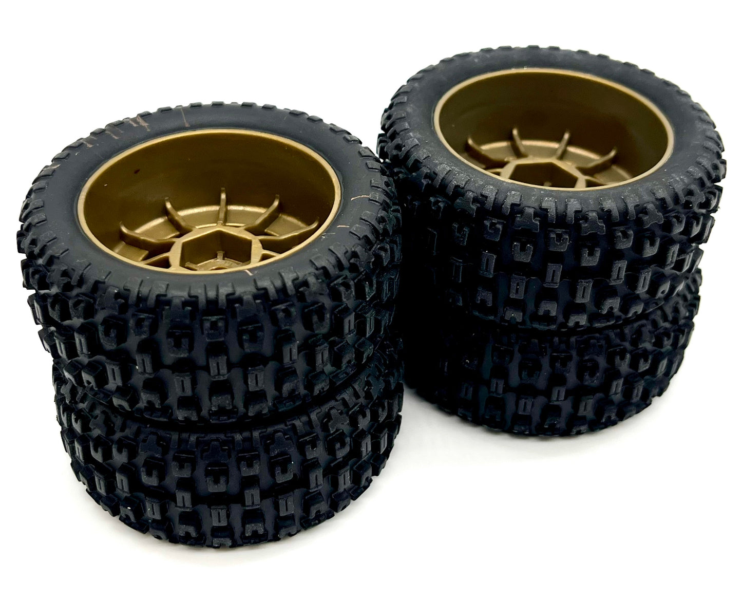 Arrma MOJAVE GROM BLX 223s - Wheels & Tires (Bronze set of 4) fortress 4x4 ARA2304
