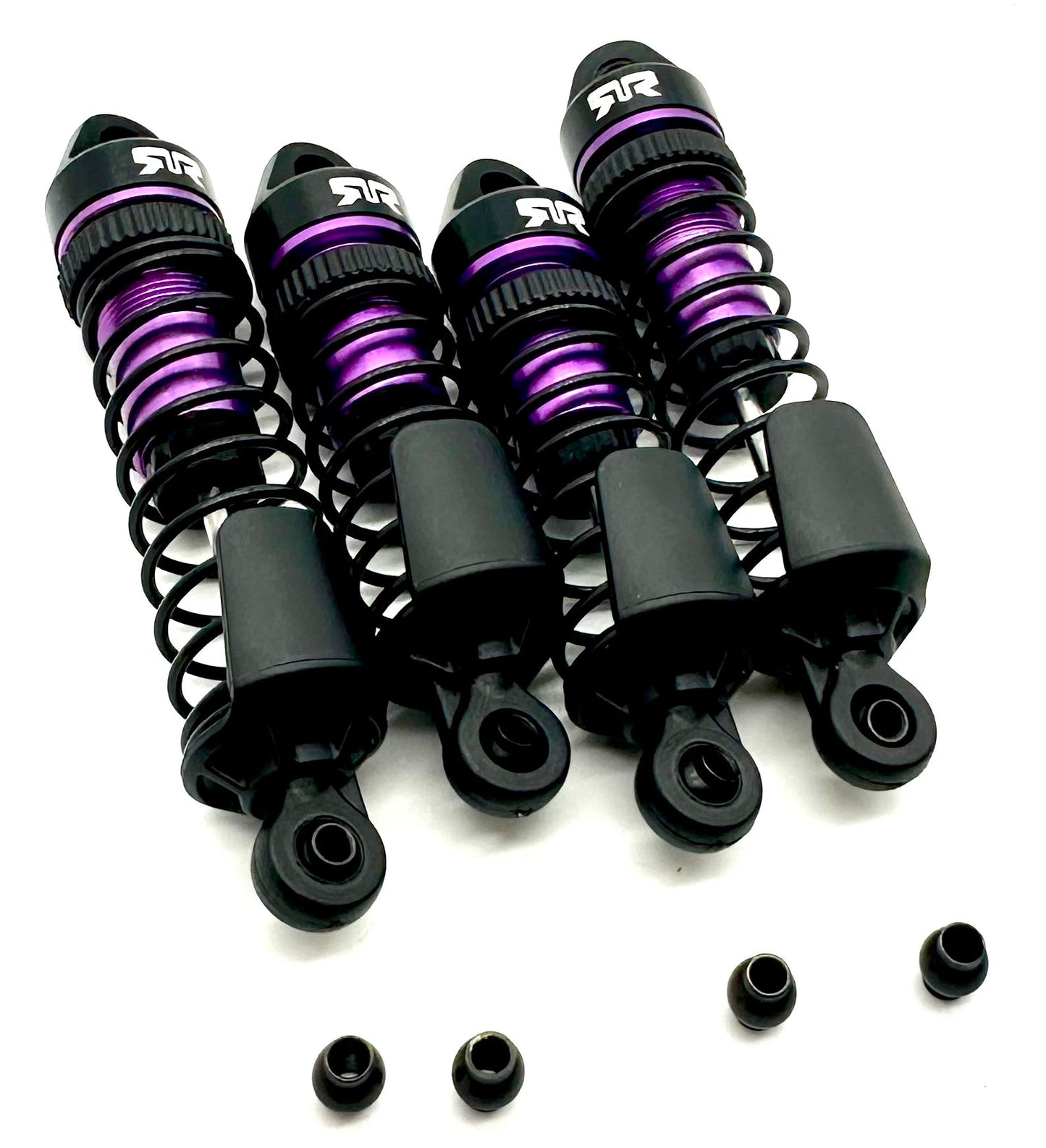 Arrma MINI KRATON 3S - Shocks & springs (set of 4) aluminum PURPLE ARA2508S