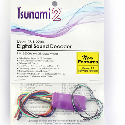 HO N DCC Sound TSU2200 Decoder Steam
