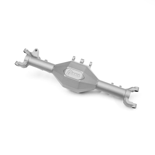 Currie F9 Front Axle, Clear Anodized: SCX10-II