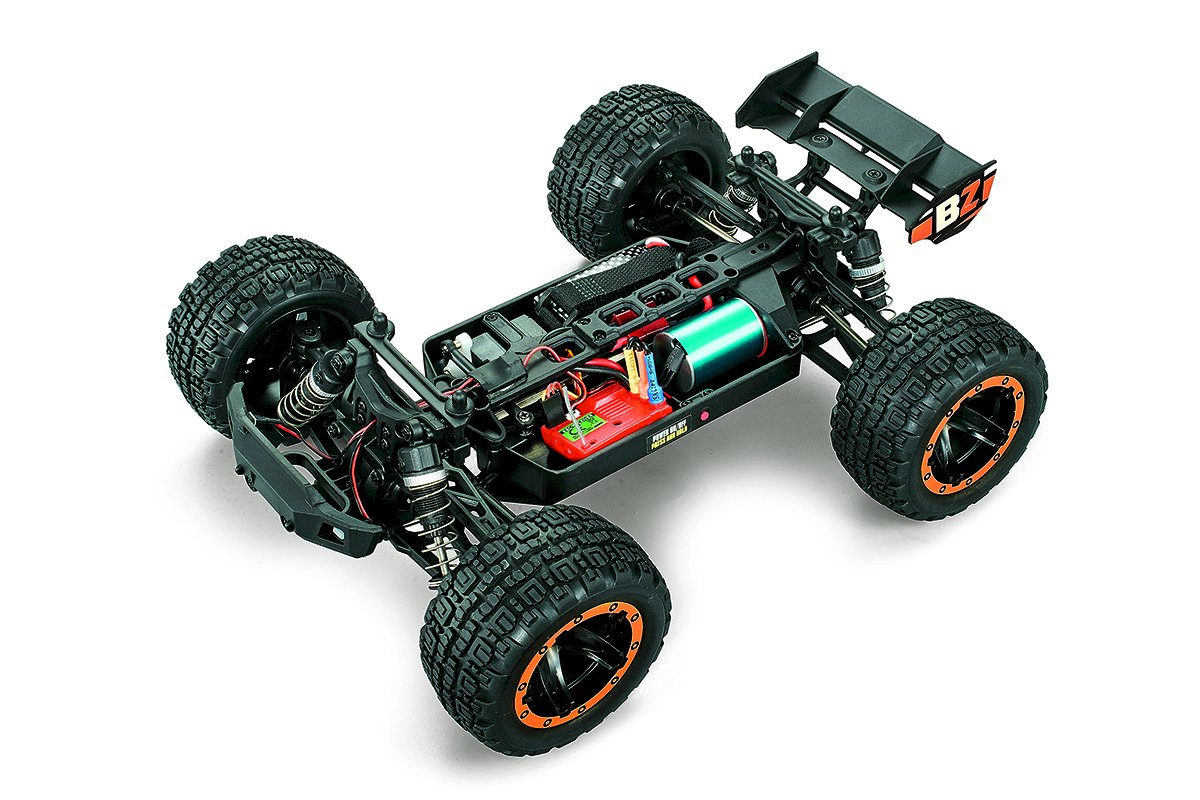 BlackZon - Slyder ST Turbo 1/16 4WD 2S Brushless Stadium Truck -Orang