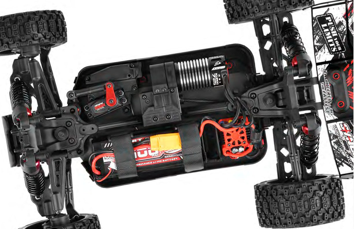 Syncro 2WD 1/8 3-4S Brushless Off Road Buggy, RTR, Red