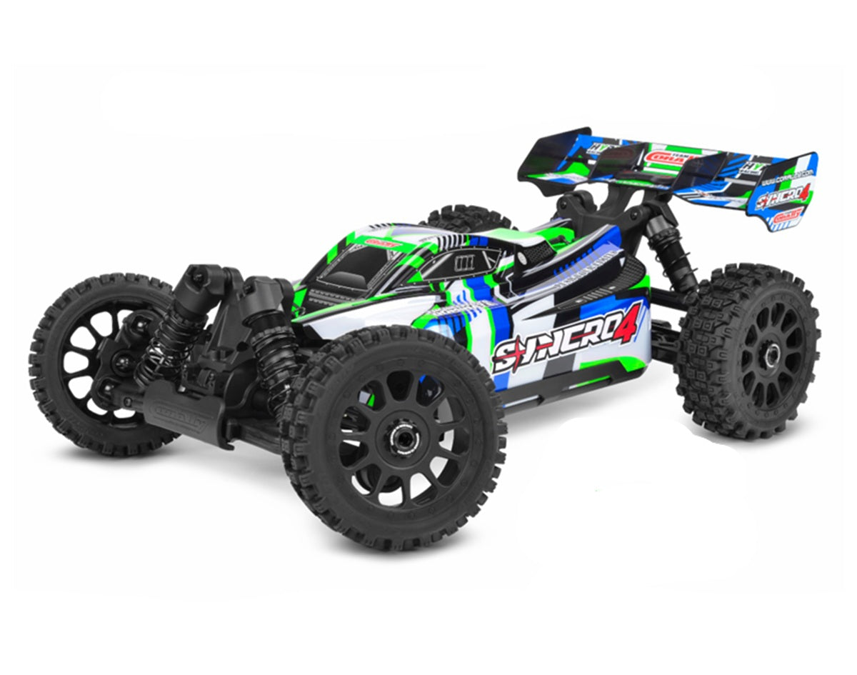 SYNCRO-4 1/8 Off-Road RTR Buggy, Green - Blue