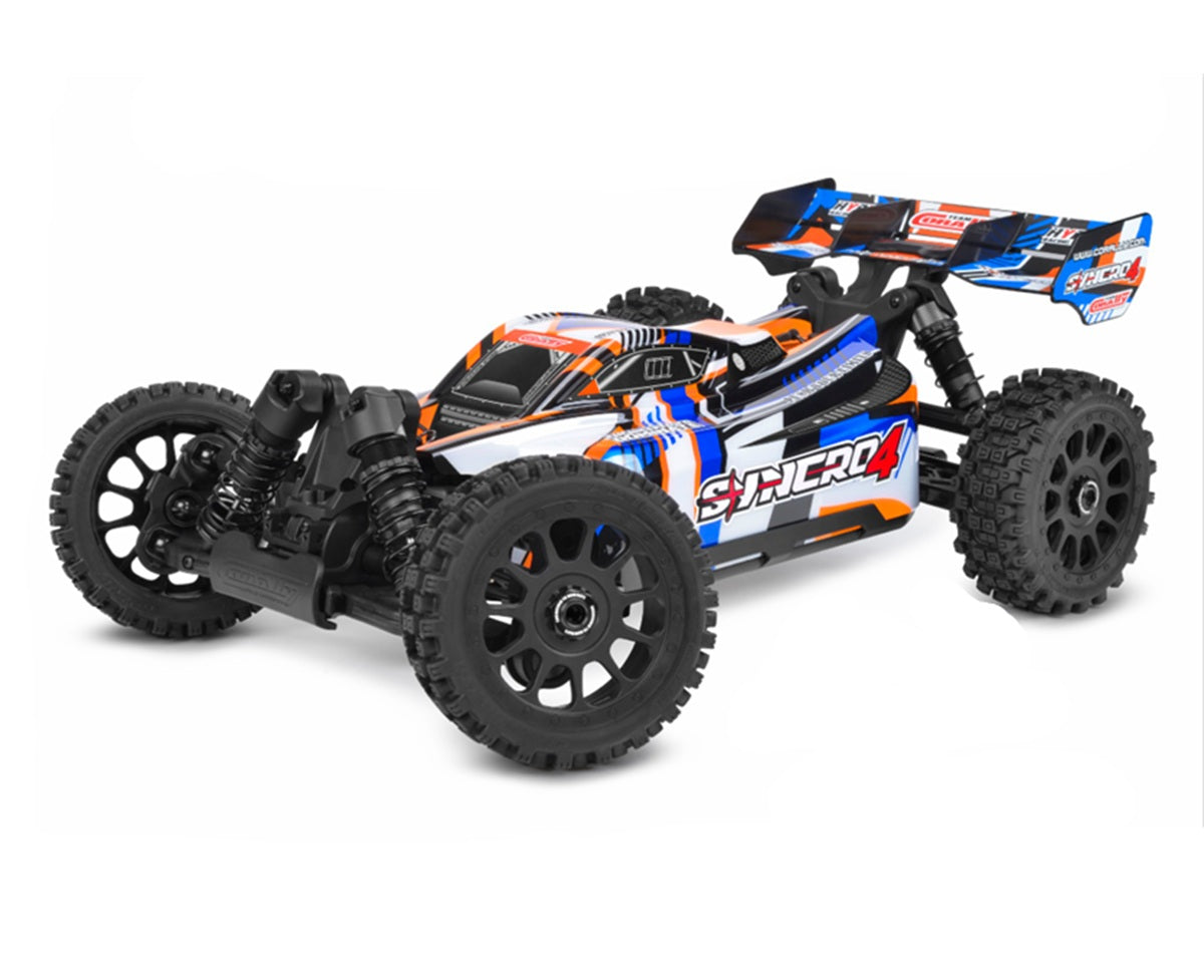 SYNCRO-4 1/8 Off-Road RTR Buggy, Orange - Blue