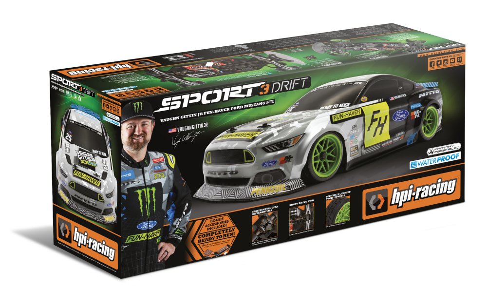 HPI Racing - RS4 Sport 3 Drift VGJR Fun Haver Ford Mustang V2, RTR