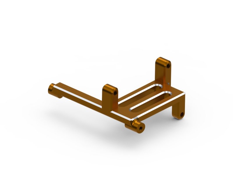 Aluminum Shift Servo Mount (Orange), for Venture18