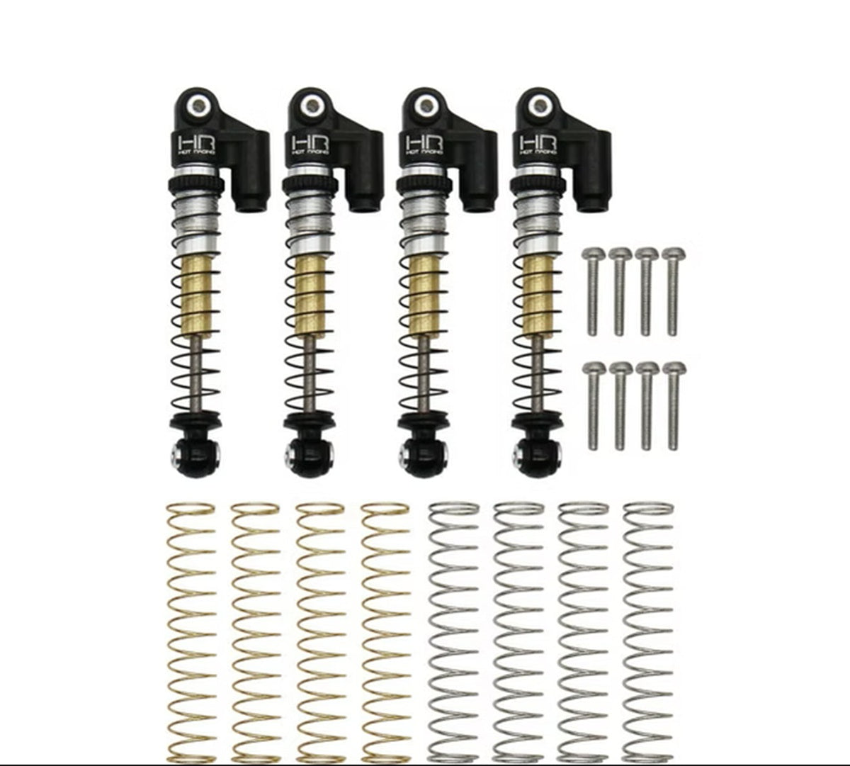 Hot Racing - 3 Sections Telescopic Shock, for SCX24