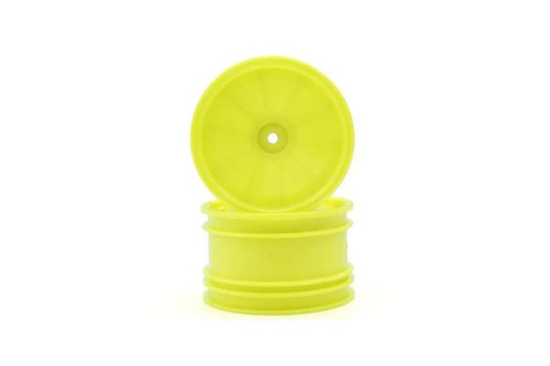 Kyosho - 2.2 Dish Wheel (Rear/Yellow/2pcs)