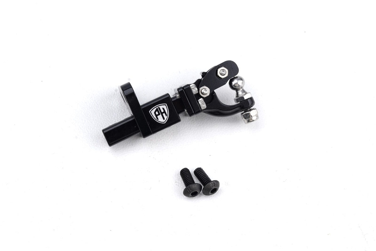 Power Hobby - Aluminum Tow Hook Trailer Hitch, Black, for TRX-4M