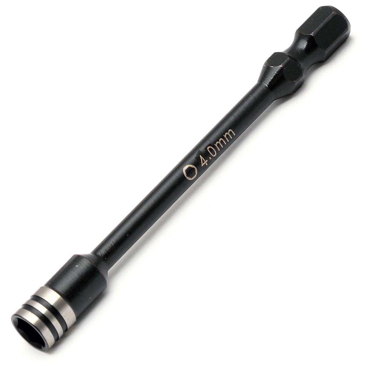 Power Hobby - Nut Driver Bit 4.0mm 1/4" Steel Drive Tip 4mm