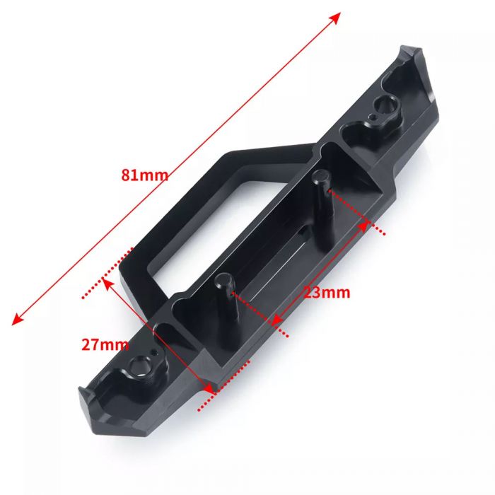 Front Aluminum Bumper, for Axial SCX24 Jeep / Gladiator /