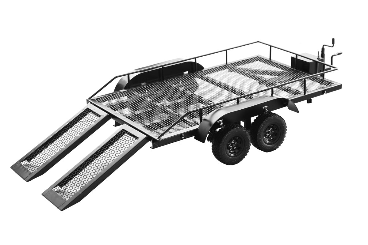 Racers Edge - 1/10 Scale Full Metal Trailer with LED Lights