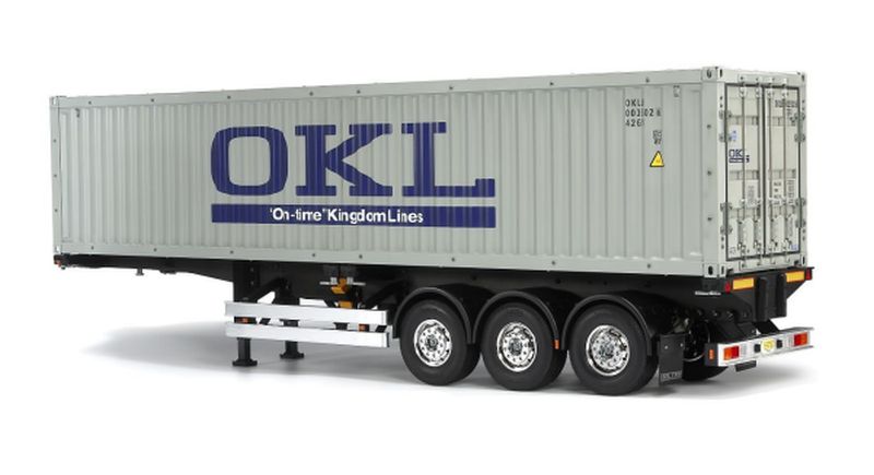 Tamiya - 40-Foot Container 3-Axle Semi-Trailer, for Tamiya 1/14