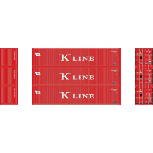 N 40' Corrugated Low-Cube Container, K Line #1 (3)