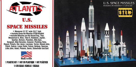 1/128 Scale U.S. Space Missiles 36 Missiles