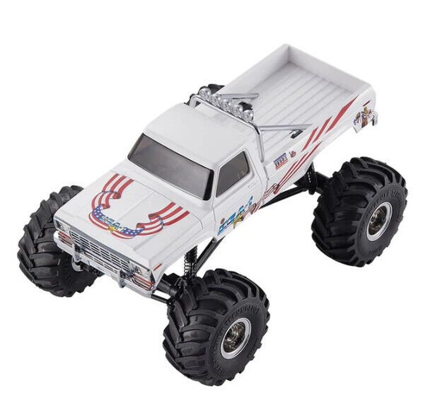 FMS 1:24 FCX24 Smasher Monster Truck RTR 4WD Blue or White. You Pick