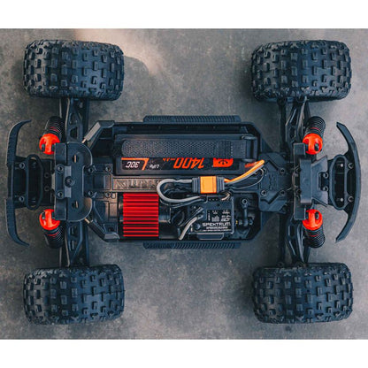 Arrma 1/18 GRANITE GROM MEGA 380 Brushed 4X4 Monster Truck RTR with Battery & Charger, Blue