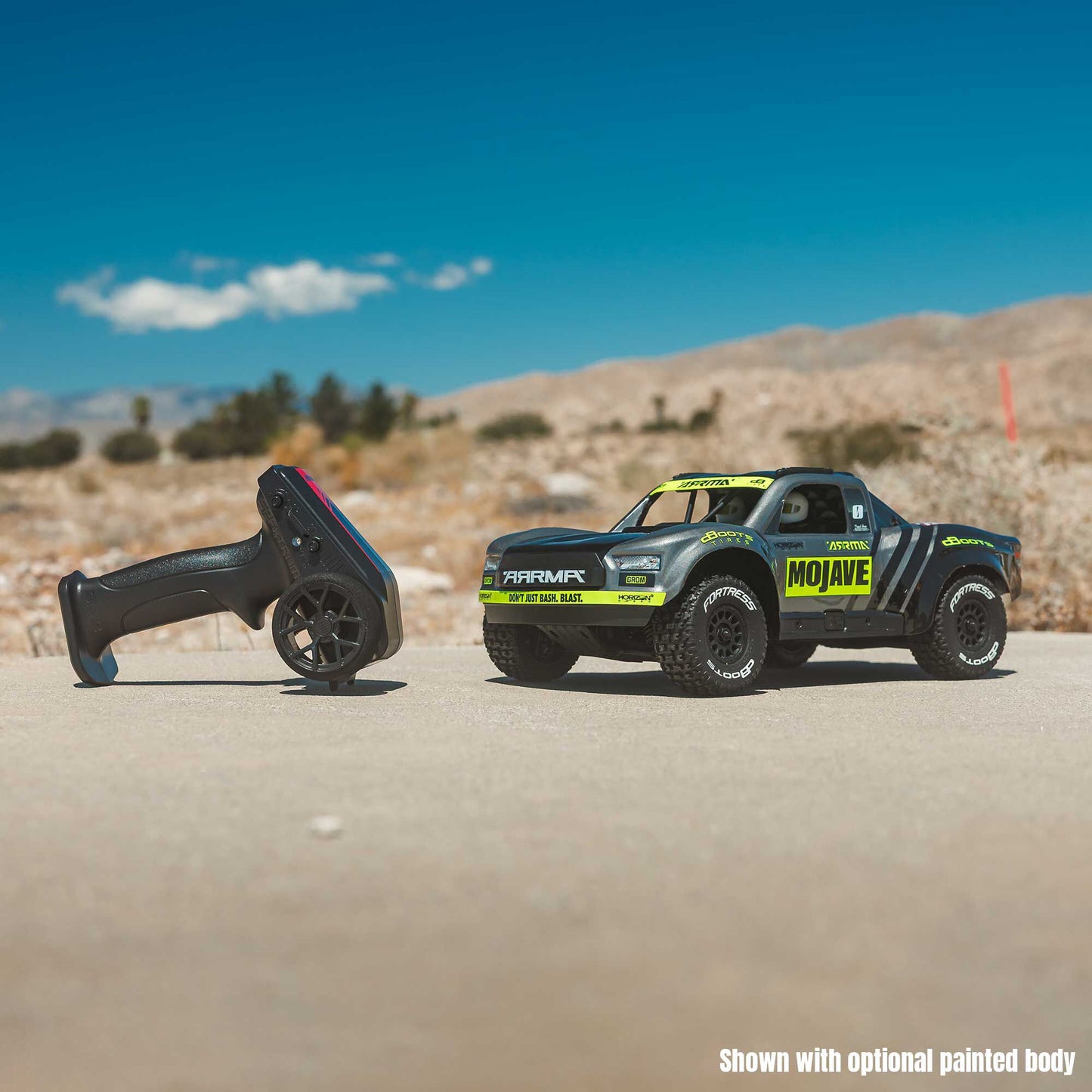 1/16 MOJAVE GROM 4X4 RTA KIT Brushed Desert Truck (Battery & Charger Included)