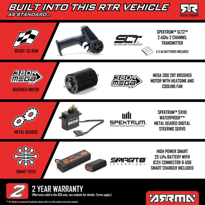 1/16 MOJAVE GROM 4X4 RTA KIT Brushed Desert Truck (Battery & Charger Included)