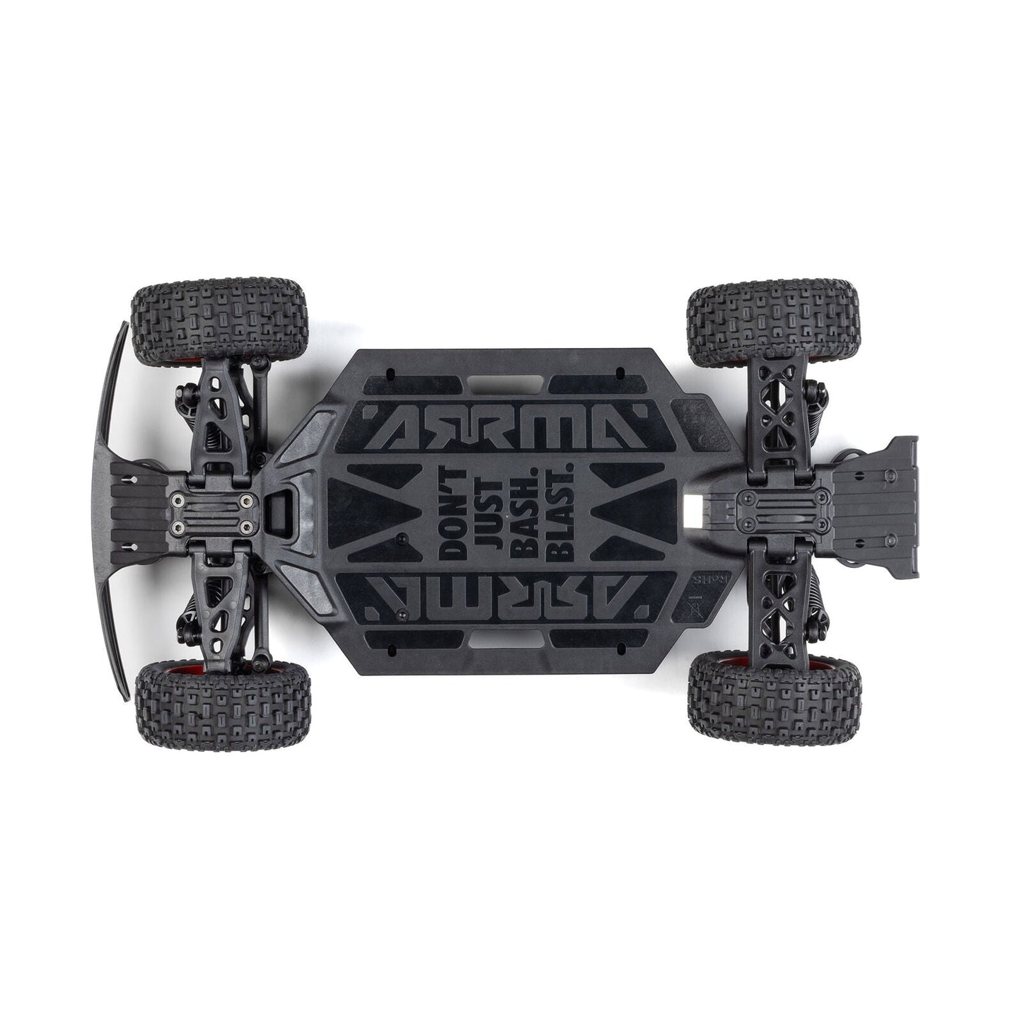 Arrma MOJAVE GROM MEGA 380 Brushed 4X4 Small Scale Desert Truck RTR with Battery & Charger, Red/Black
