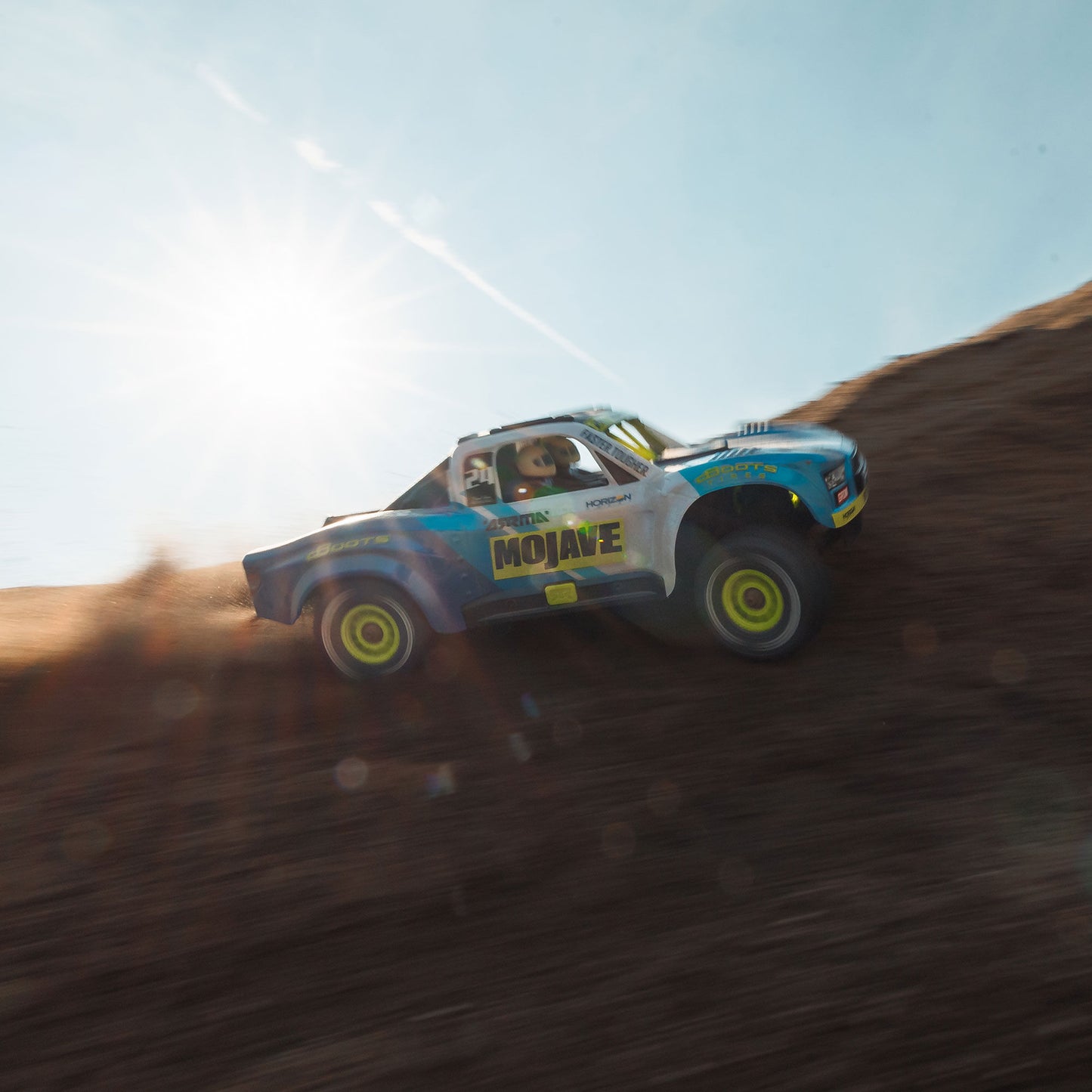 Arrma MOJAVE GROM 4x4 SMART Small Scale Desert Truck (Blue/White)