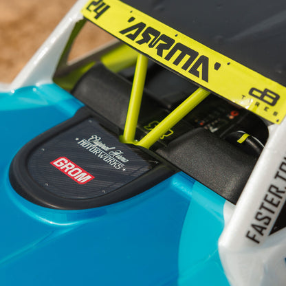 Arrma MOJAVE GROM 4x4 SMART Small Scale Desert Truck (Blue/White)
