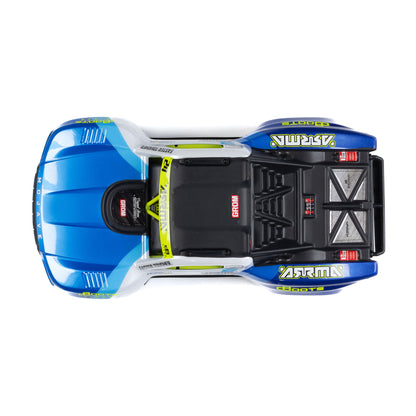 Arrma MOJAVE GROM 4x4 SMART Small Scale Desert Truck (Blue/White)
