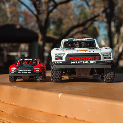 Arrma MOJAVE GROM 4x4 SMART Small Scale Desert Truck (Blue/White)