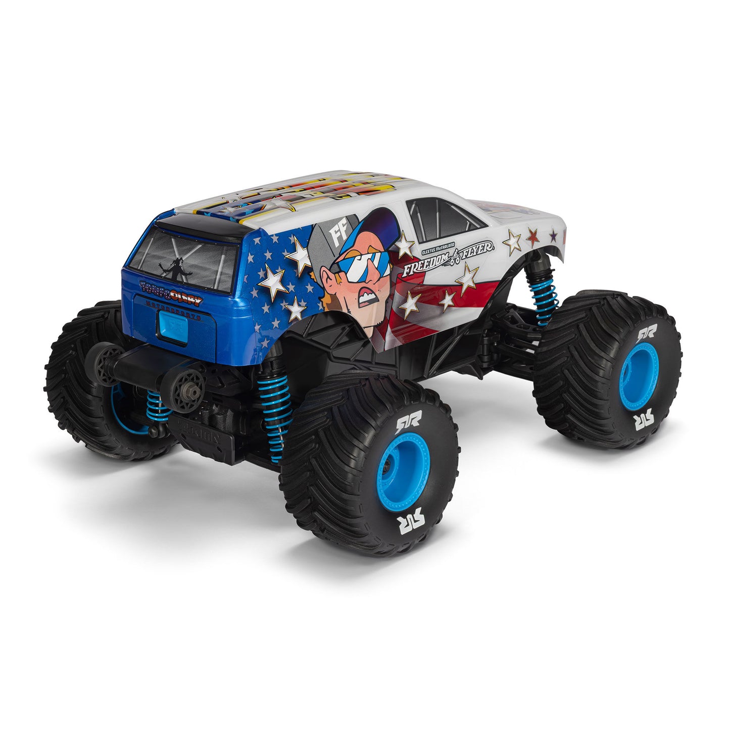 1/16 FREEDOM FLYER GROM 4X4 RTR Brushed Monster Truck (Battery & Charger Included), White