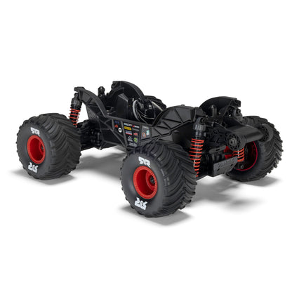1/16 GORGON GROM 4X4 RTR Brushed Monster Truck (Battery & Charger Included), Red