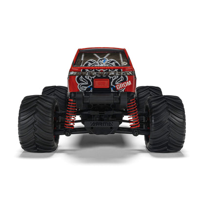 1/16 GORGON GROM 4X4 RTR Brushed Monster Truck (Battery & Charger Included), Red