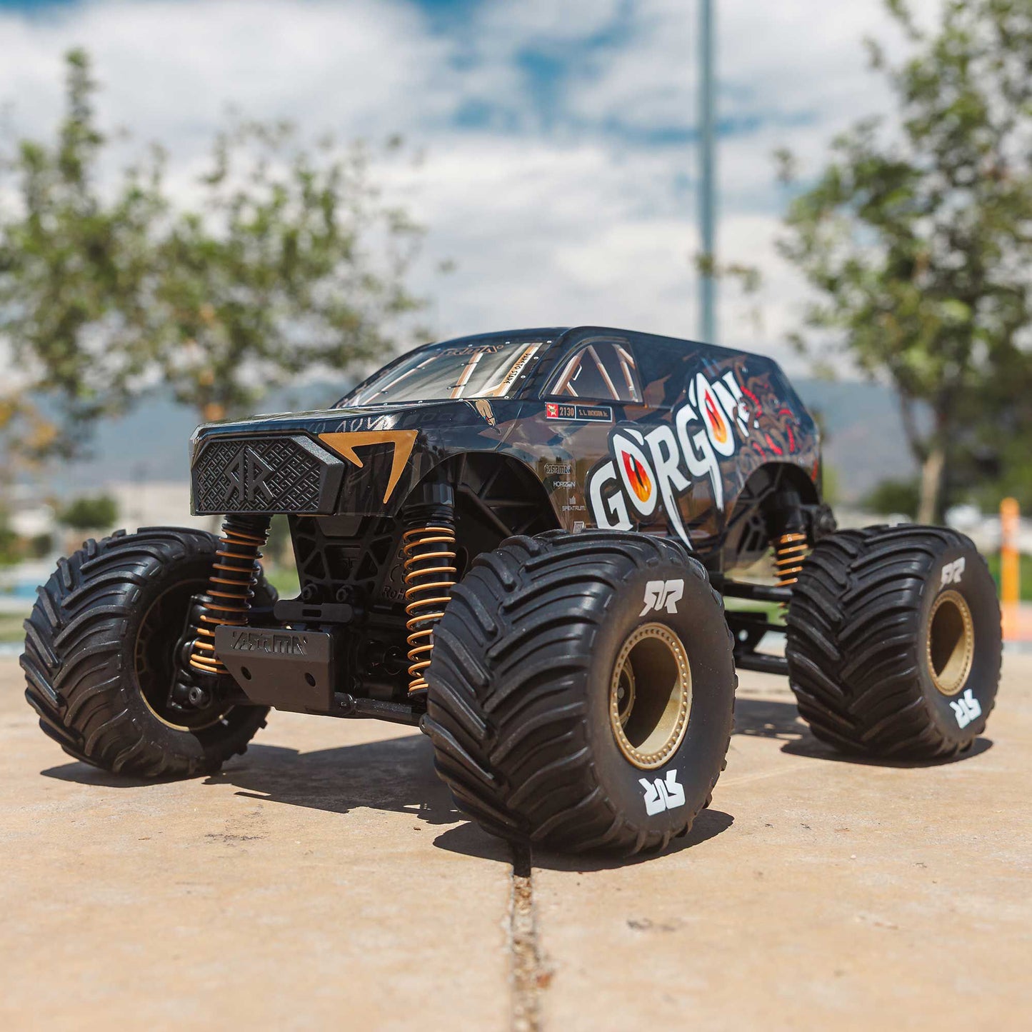 1/16 GORGON GROM 4X4 RTR Brushed Monster Truck (Battery & Charger Included), Bronze