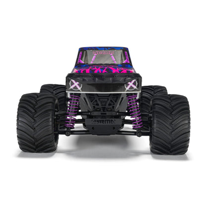 1/16 QUAKE GROM 4X4 RTR Brushed Monster Truck (Battery & Charger Included), Purple