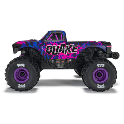1/16 QUAKE GROM 4X4 RTR Brushed Monster Truck (Battery & Charger Included), Purple