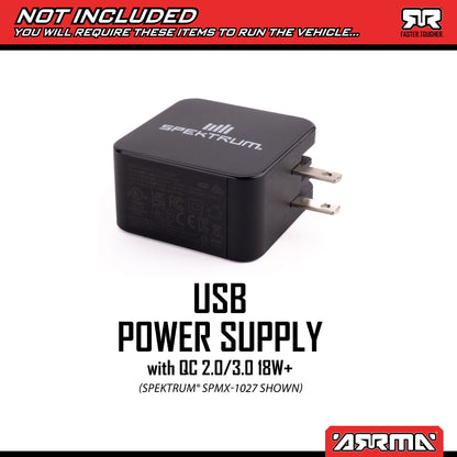 1/16 QUAKE GROM 4X4 RTR Brushed Monster Truck (Battery & Charger Included), Purple