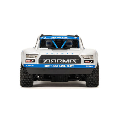 Arrma MOJAVE GROM 223S BLX Brushless 4X4 Small Scale Desert Truck RTR with Battery & Charger, White
