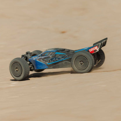 Arrma TYPHON GROM 223S BLX Brushless 4X4 Small Scale Buggy RTR with Battery & Charger, Blue
