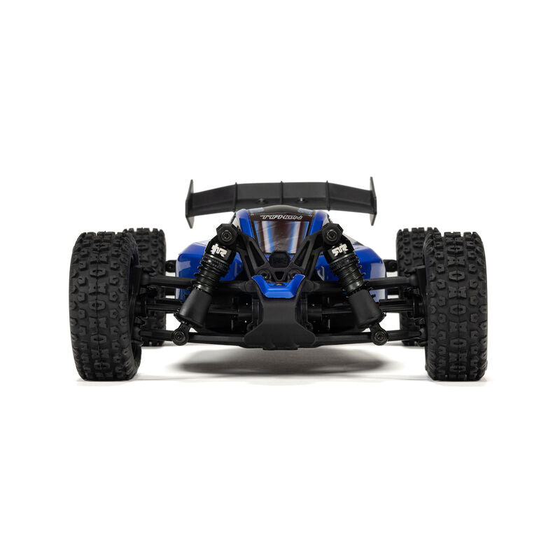 Arrma TYPHON GROM 223S BLX Brushless 4X4 Small Scale Buggy RTR with Battery & Charger, Blue